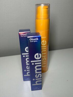 Hismile PAP+ Teeth Whitening Bundle Glostik x2 + Mango Sherbet Toothpaste NEW